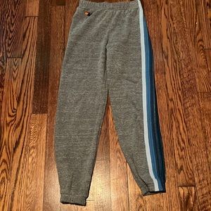 Aviator Nation blue 5 stripe sweats